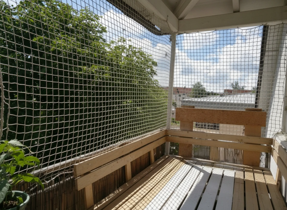 Balcony Safety Nets installation by SVM Safety Nets