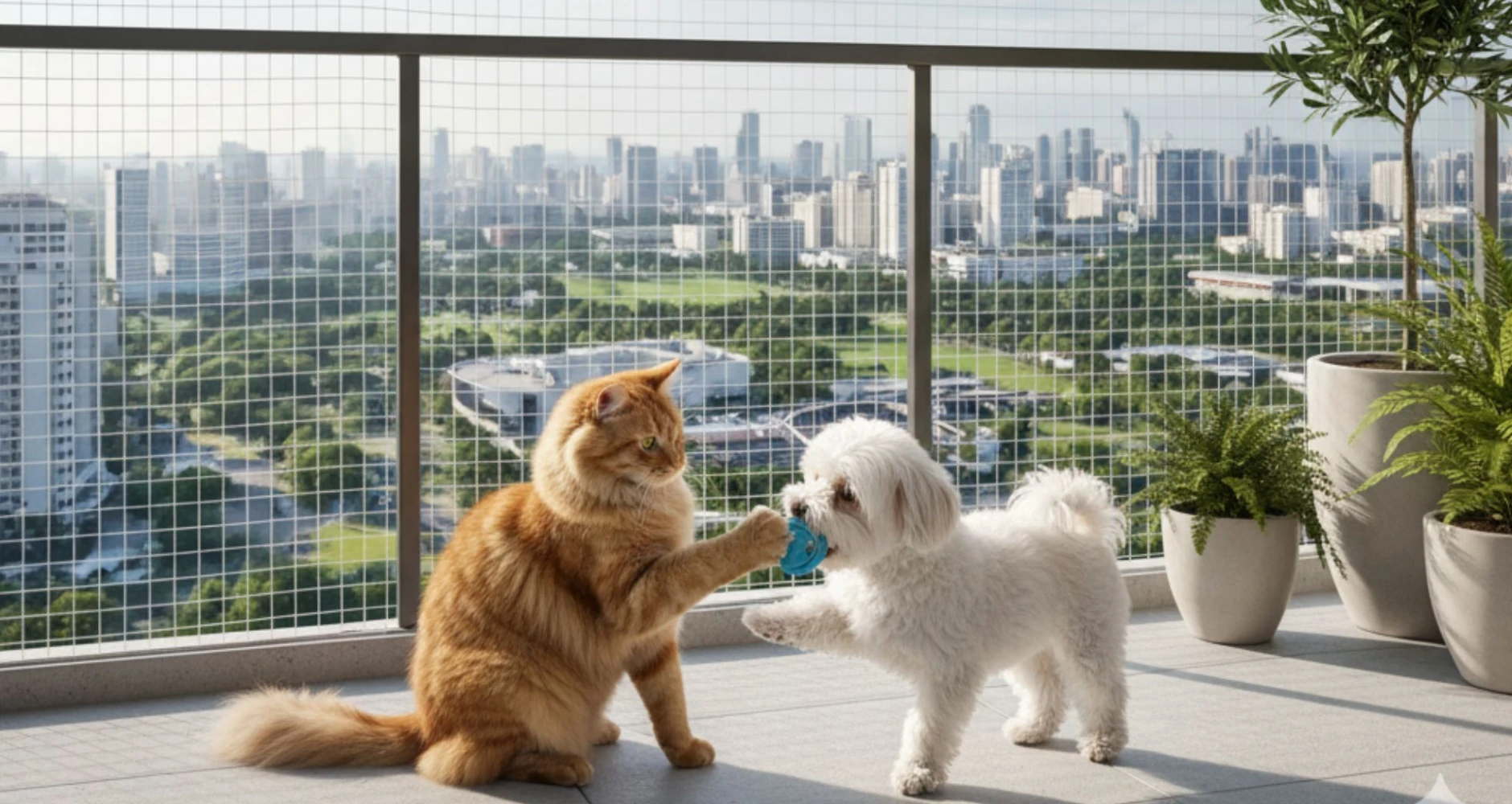 Pets Safety Nets installation by SVM Safety Nets