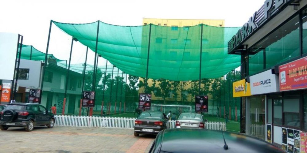 Car Parking Safety Nets installation - Project 5