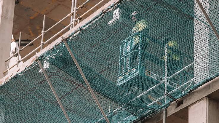 Construction Safety Nets installation - Project 4