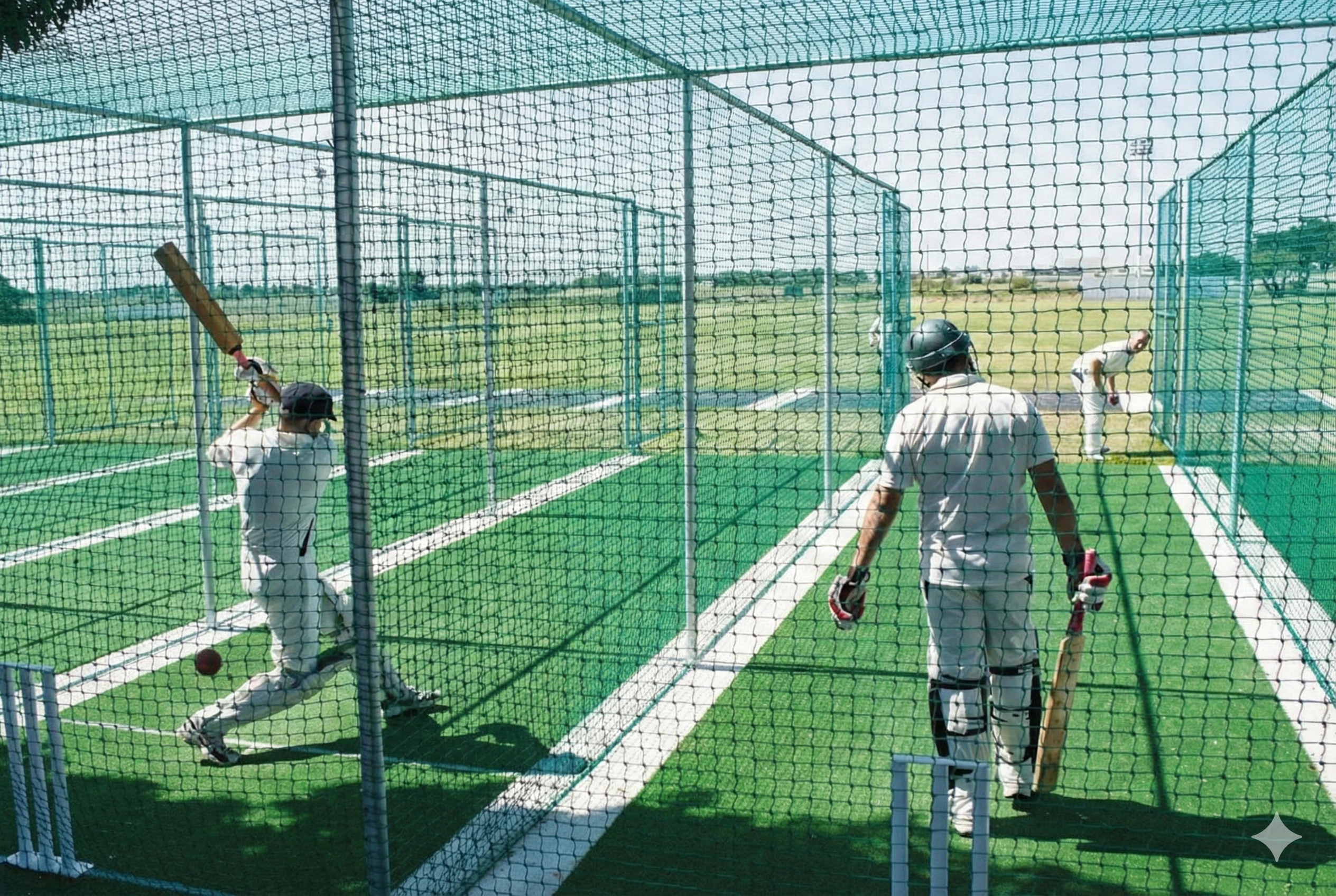 Cricket Safety Nets installation - Project 6